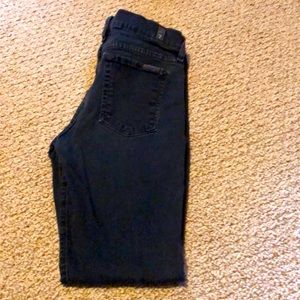 7 For All Mankind black jeans